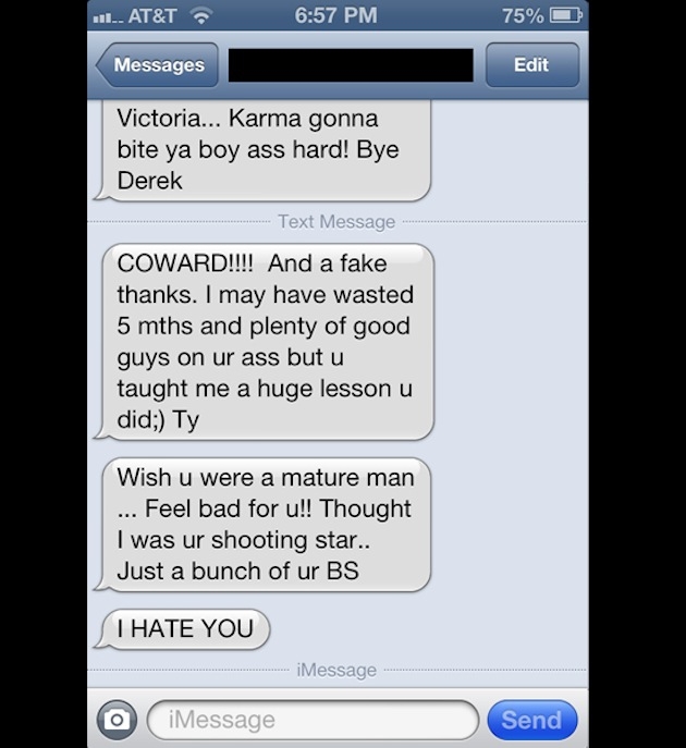 Girl Lashes Out To Her Ex Via Text -- To The Wrong Number