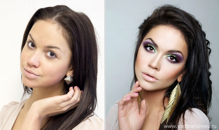 Stunning Before and After Makeup Photos by Vadim Andreev