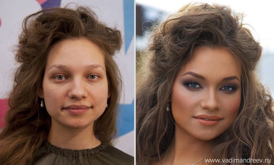 Stunning Before and After Makeup Photos by Vadim Andreev