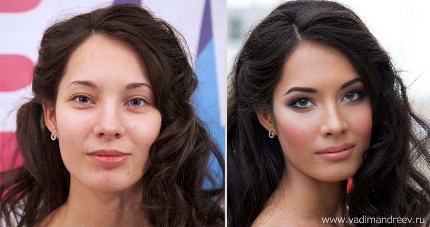 Stunning Before and After Makeup Photos by Vadim Andreev