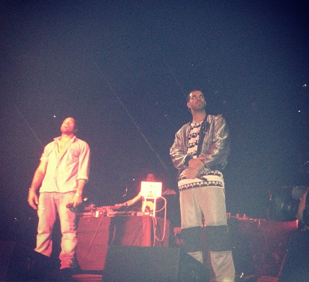 MUSIC NEWS! Drake Brings Kanye West On Stage At OVO Fest