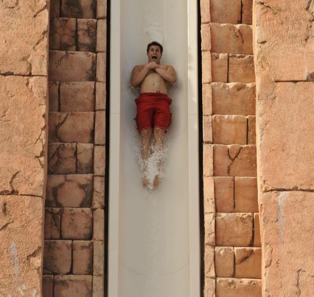 The scariest Water Slide in the world [video]