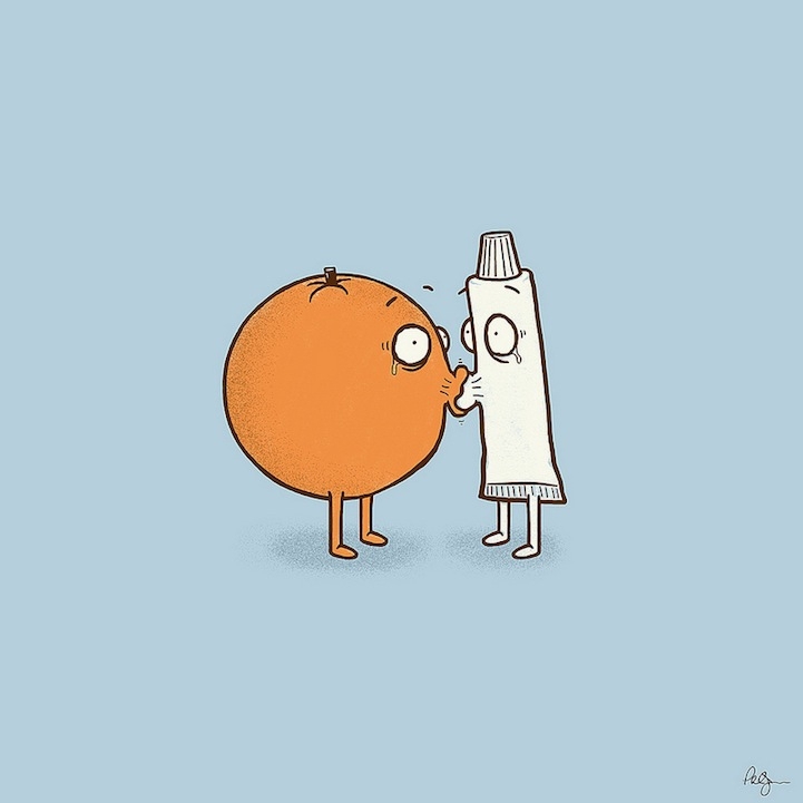 Quirky Illustrations with Funny Messages 