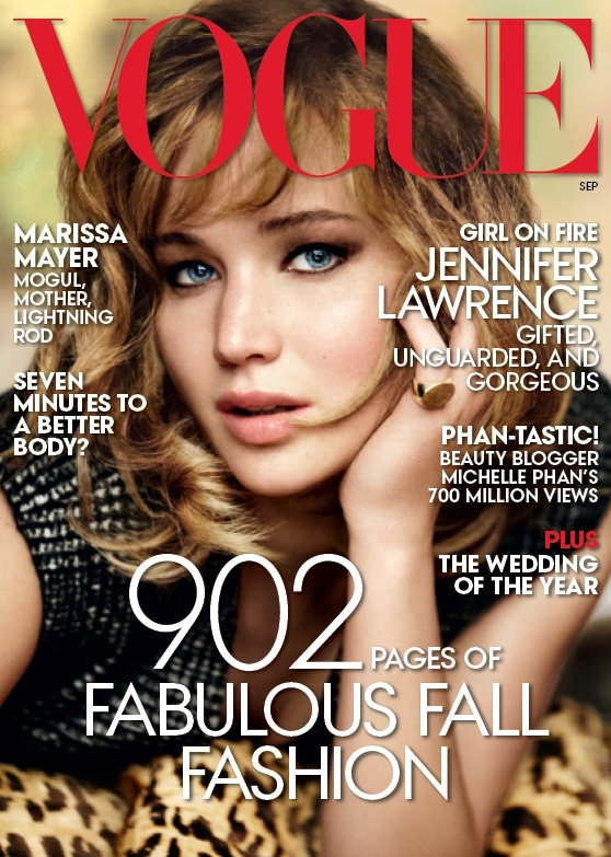 Jennifer Lawrence With Dogs 'Vogue' Photos
