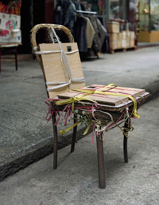 Homemade Chairs on the Streets of China