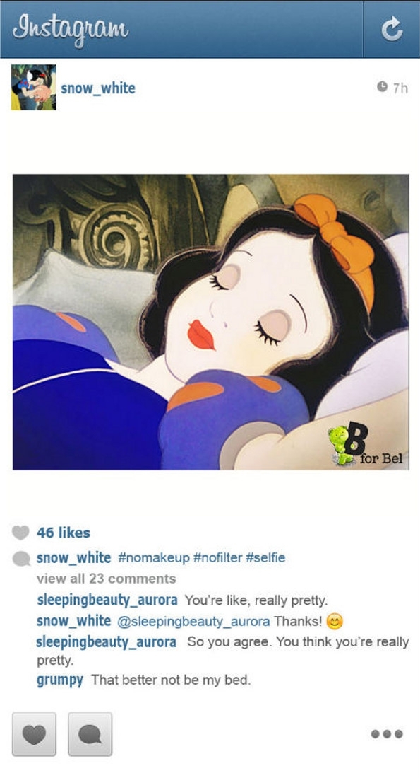 If Disney Princesses Had Instagram*