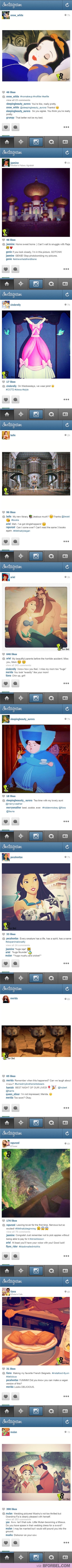 If Disney Princesses Had Instagram*