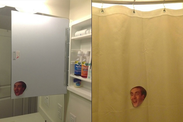 Guy Housesitting For Friend Pranks Him With Nicholas Cage Photos