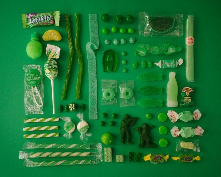 Delicious Sugary Treats Perfectly Organized by Color