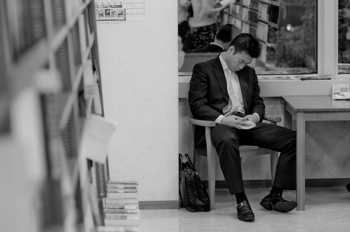Funny Photos of People Caught Sleeping in Libraries