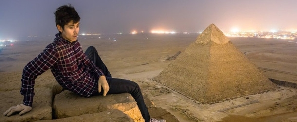 Awesomely Illegal Photos from Atop Egypt’s Great Pyramid [pics]