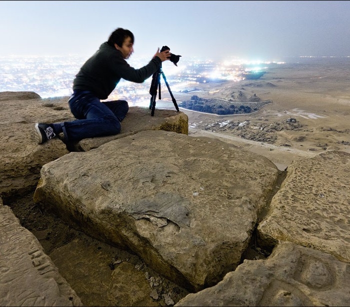 Awesomely Illegal Photos from Atop Egypt’s Great Pyramid [pics]