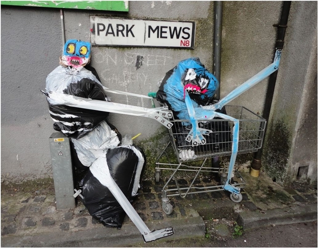 Street Artist Turns Found Garbage Into Quirky Characters