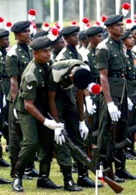 17 Soldiers Collapsing Due To Exhaustion At Military Ceremonies 