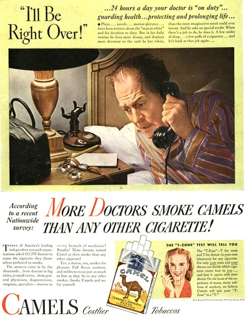 34 Misleading Vintage Ads Promoting The Benefits Of Smoking