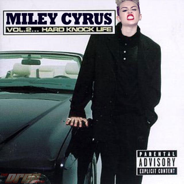 See Miley Cyrus on Classic Hip-Hop Album Covers