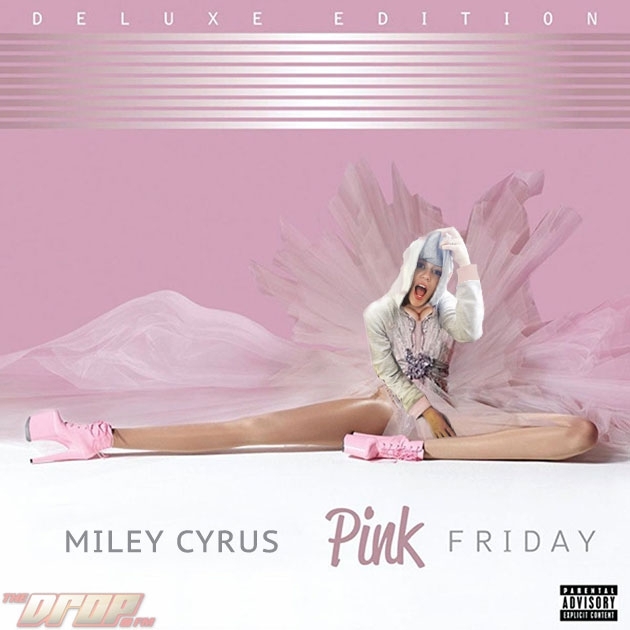 See Miley Cyrus on Classic Hip-Hop Album Covers
