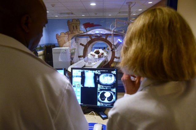 A Playful Pirate-Themed CT Scanner for Kids
