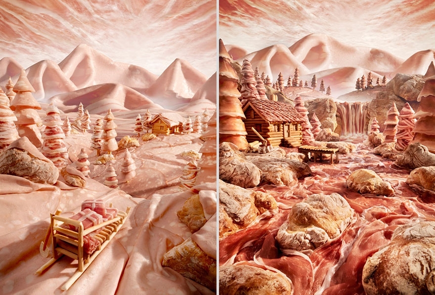 Foodscapes: Stunning Landscapes Made of Food by Carl Warner