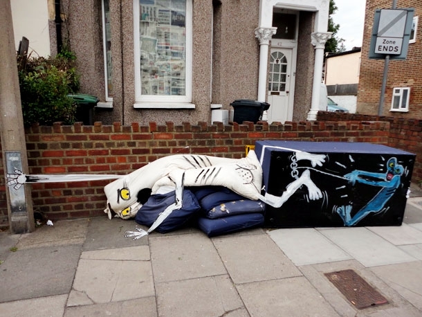 London's Piles Of Rubbish Transformed Into Works Of Art 