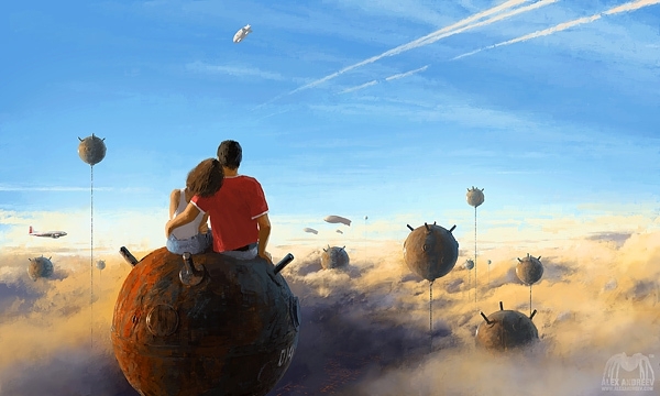 Surreal Illustrations Merge Dreams and Childhood Memories
