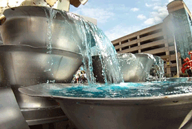 Enjoy Some Tranquil Water Fountains