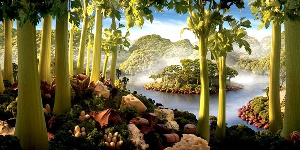 16 Outstanding Fantasy Landscapes Created From Food