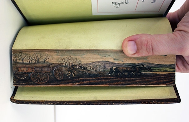 Hidden 19th Century Fore-Edge Paintings Found on the Pages of a Book