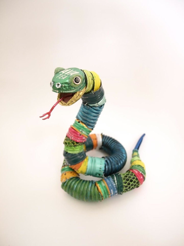 Playful Animal Sculptures Made of Salvaged Materials