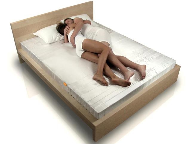 A Mattress With Foam Indents to Make Cuddling More Comfortable