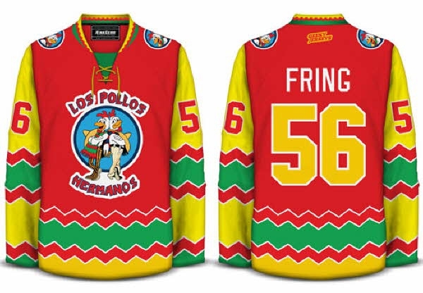 Hockey Jerseys for DEXTER and BREAKING BAD 