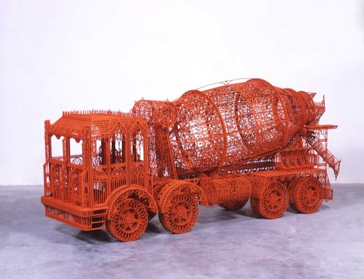 Construction Vehicles Designed as Gothic Architecture