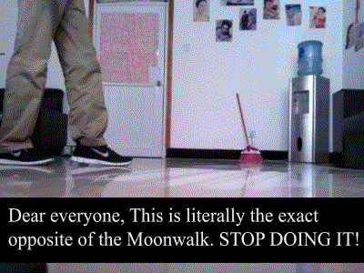 Learn How to Moonwalk with Gifs!