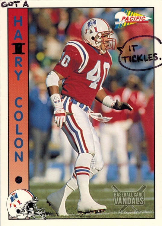 The Baseball Card Vandals Made Football Cards For The NFL Season
