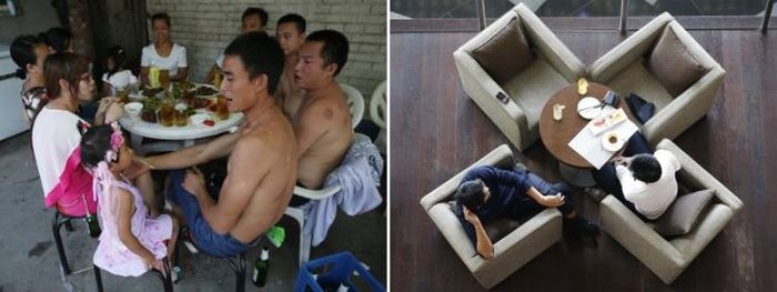 China’s Massive Wealth Gap in Photos 