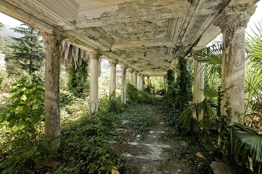 14. Abandoned Train Station, Abkhazia