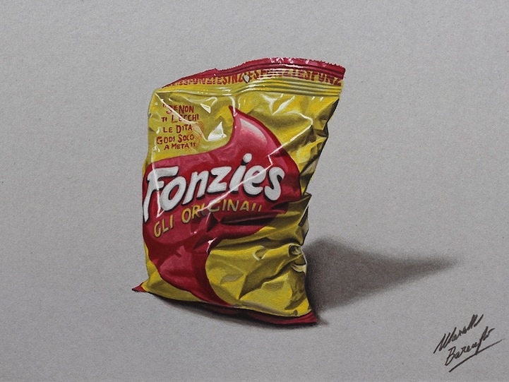 Incredible Hyperrealistic Drawings of Everyday Objects 