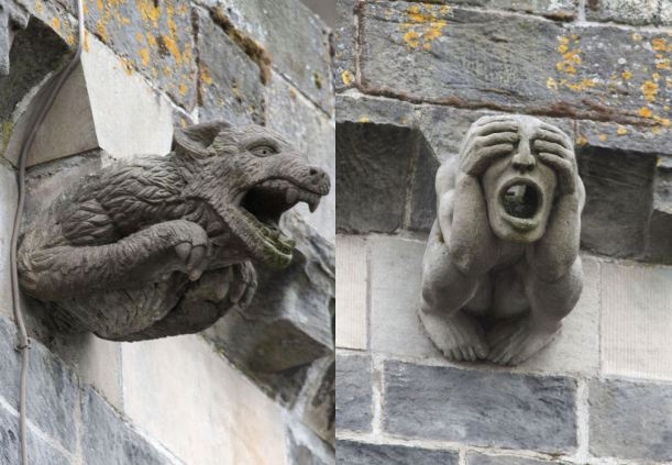 "Alien" on the walls of a medieval abbey 13th Century [video]