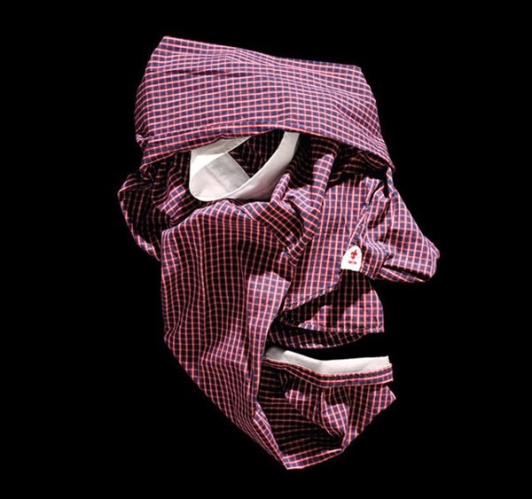 Must-See Freaky Faces Made From Designer Clothes