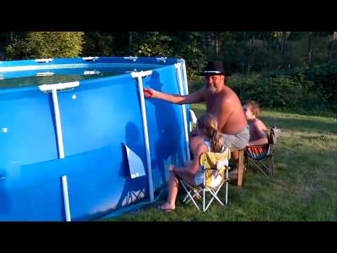 Cowboy Grandpa Empties Pool With Box Cutter, Pandemonium Ensues 