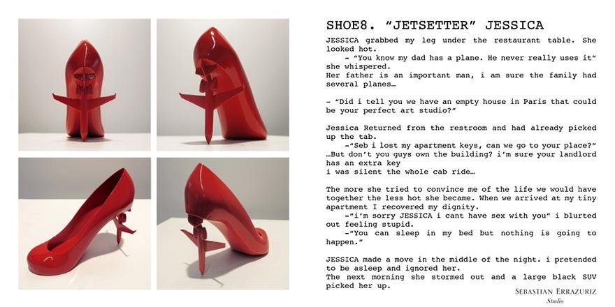 Artist Creates 12 Shoes For 12 Ex Girlfriends