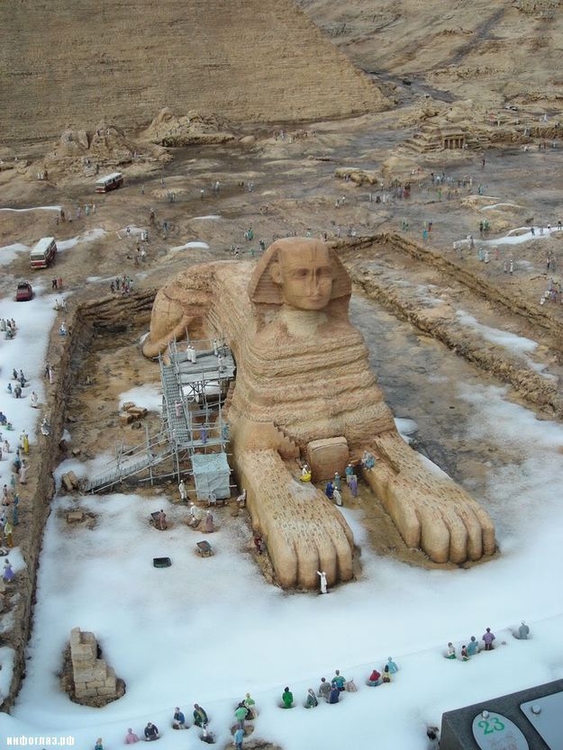 Disclosure of snow pyramids in Egypt