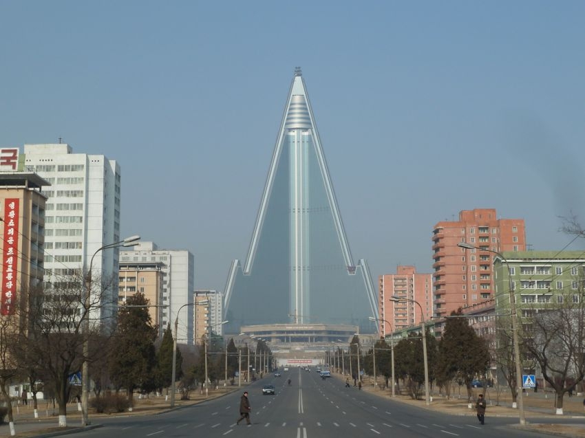 16. Ryugyong Hotel — Pyongyang, North Korea