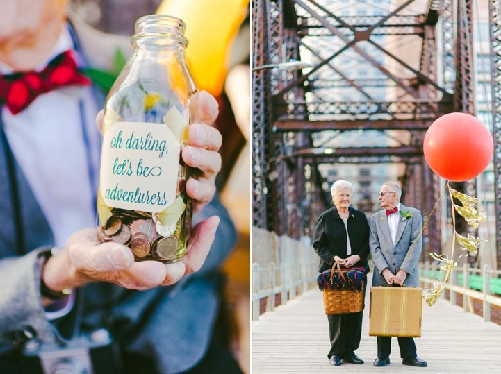 Photos of the couple married for 61 years 