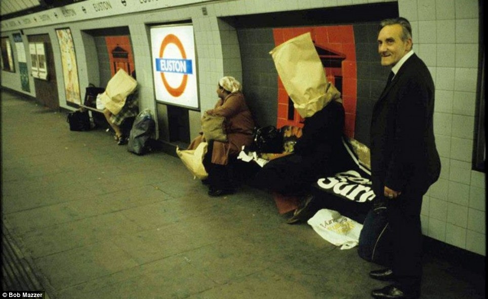 Photos of London subway in 1970-1980 