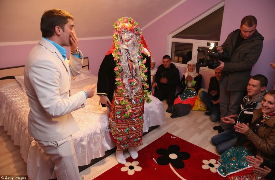 Traditional wedding in Bolgarian Ribnovo.
