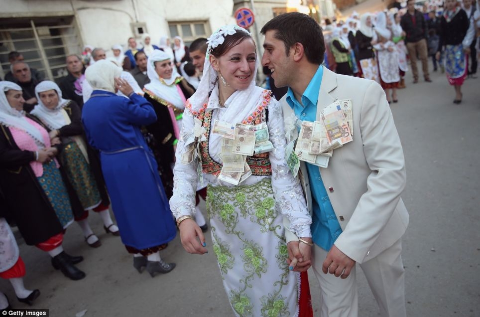 Traditional wedding in Bolgarian Ribnovo.