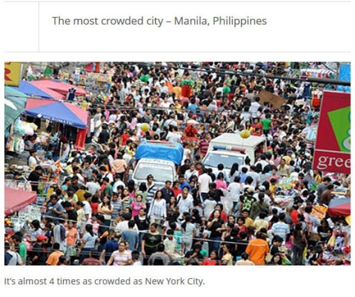 Overcrowded places