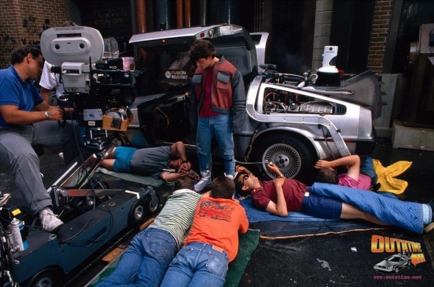 Photos behind the scenes of famous films