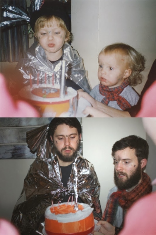 Two brothers recreate their childhood photos